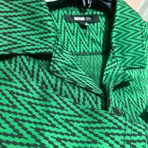 NovaMen green dress shirt